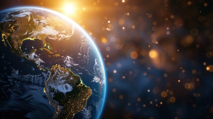 interactive software depicting a digital twin of Earth, being used to predict and adapt to climate related events