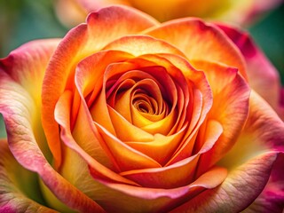 Close-up Vibrant Fiori Flowers with Shallow Depth of Field