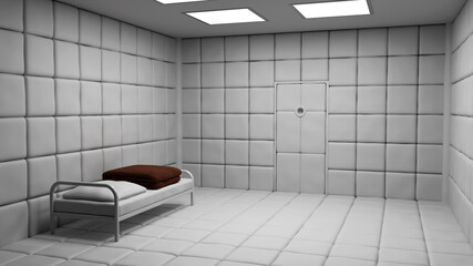 Chambre hôpital psychiatrique