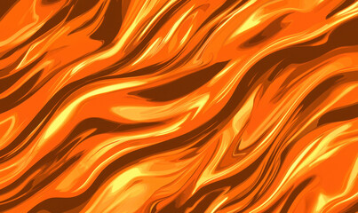 Captivating Abstract Fire Patterns: Dynamic Flows of Orange and Yellow Evoke the Intensity of Nature's Elements in Stunning Artful Designs