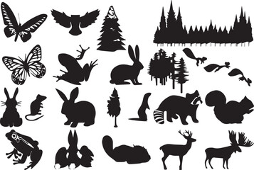 Forest Animals Silhouette