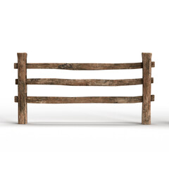 Rustic wooden farm fence with aged texture