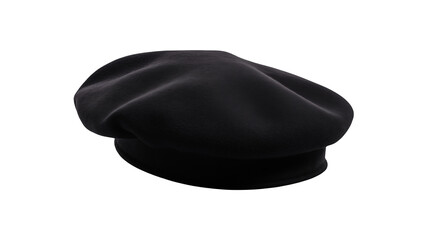 Classic Black Beret Fashionable Headwear for Style