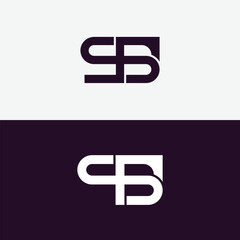 BS, SB, CC, Abstract initial monogram letter alphabet logo design. SB letter logo premium and unique logo vector logo.