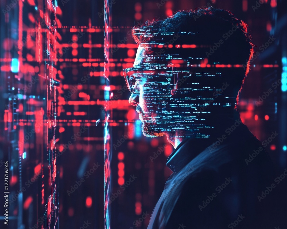Poster data-driven insights unveiled analyzing digital progression in technology urban environment portrait