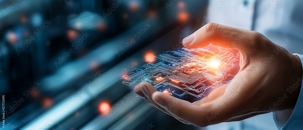 Aufkleber innovative ai-driven system enhancing industrial operations manufacturing facility digital technolog
