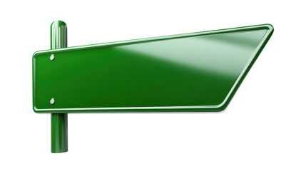 Vibrant green street sign with a crisp white border, guide to urban navigation and wayfinding in the city