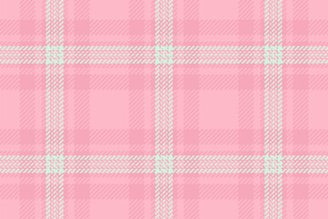 Rough textile vector plaid, countryside fabric seamless check. Classical texture background pattern tartan in light and red colors.
