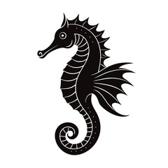 Obraz premium seahorse vector illustration
