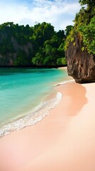 Tropical Paradise Beach: Serene Coastal Scenery