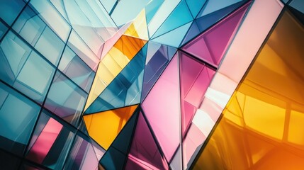 Fototapeta premium Modern glass skyscraper