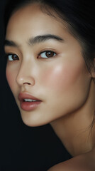 Fototapeta premium Close-up of beautiful asian woman