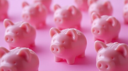 Pink Pig Shapeed Candies