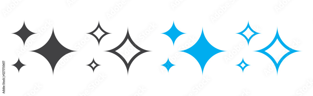 Aufkleber Generate AI user interface. AI enters by command prompt to generate ideas. UX/UI icon element for apps, and websites. Computer help assistant. Vector illustration.