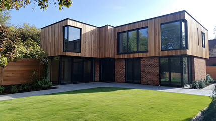 Fototapeta premium Modern house or residential, Luxury apartment