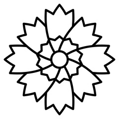 Tickseed Gold Icon For Design Elements