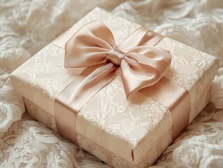 GIFT BOX ON BED