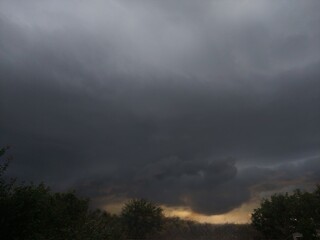 Fototapeta premium time lapse of storm clouds