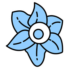 Paperwhite Narcissus Icon For Design Elements