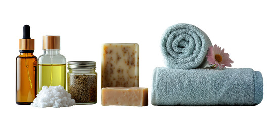 Spa and Wellness Essentials with Natural Skincare Products