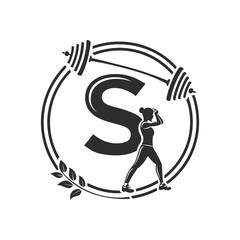 Fitness center seamless pattern or background.