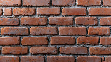 Obraz premium old red brick wall with visible mortar