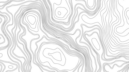 Abstract wavy background. topographic contour background. Topographic map patterns, topography line map. Vintage outdoors style.