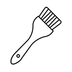 brush on white background