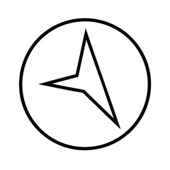 vector illustration of a black and white shark