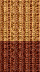 A textured seamless pattern using various shades of brown, beige, and cream, giving the impression of woven fabric, detailed with subtle shadows to create depth, rendered in.