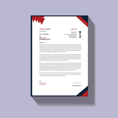 Modern and creative letterhead design