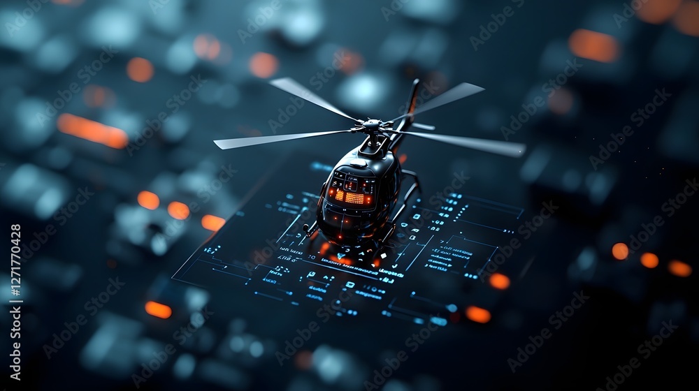 Poster advanced ai enhanced system for real time global disaster response coordination featuring integrated