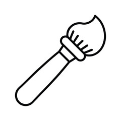 hand drawn vector illustration of a shovel