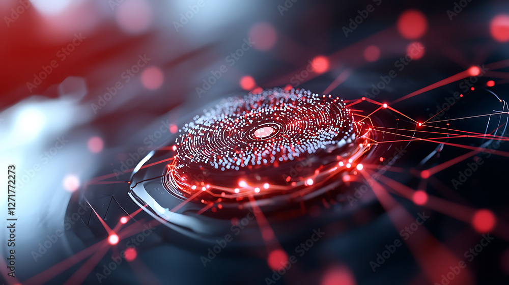 Poster innovative high-tech cloud structure transferring global data digital sphere technology abstract aer