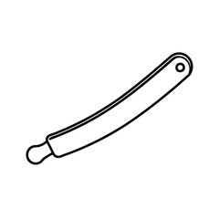 vector illustration of a knife