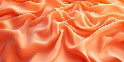 Obraz premium Close-up of orange fabric