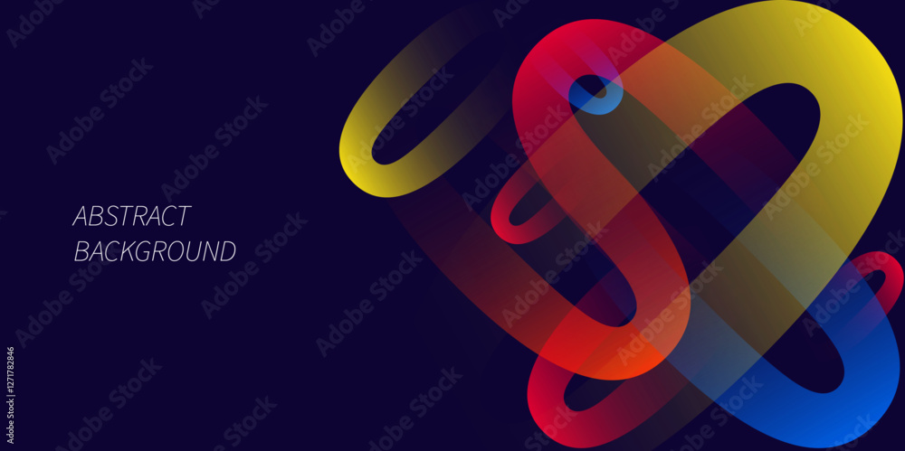 Poster abstract background with colorful geometric shapes. abstract futuristic digital background design. i