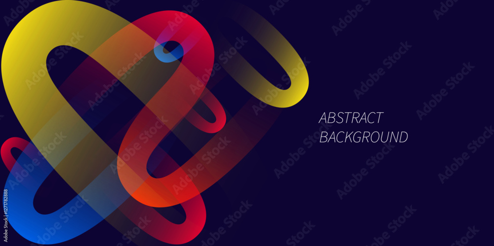 Poster abstract background with colorful geometric shapes. abstract futuristic digital background design. i