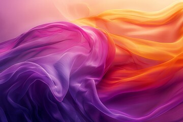 Fototapeta premium Abstract Gradient Layers In Vibrant Colors