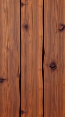 Fototapeta premium A rustic seamless pattern of textured wood planks in warm browns and reddish-browns, rendered in a photorealistic style, showing detailed grain and knots, providing a rugged.