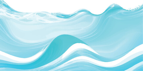 Soft Blue and Green Watercolor Ocean Wave Texture Background Featuring Abstract Waves Perfect for Creative Ocean-Inspired Graphic Design Projects and Elegant Visual Concepts.
