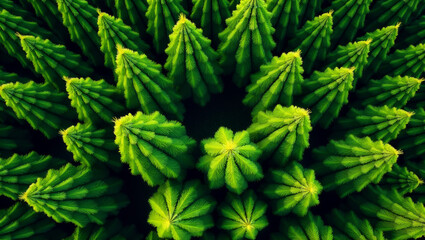 Panoramic Forest Canopy from Above