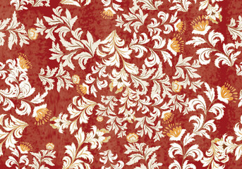  art Abstract Ethnic art. oriental Damask wallpaper Seamless pattern, folk embroidery. Aztec ornament print.Design for carpet, cover.wallpaper, wrapping, fabric, clothing.batik