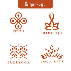 Set of company logo design ideas vector design