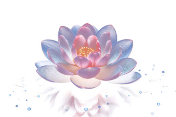 PNG Pink lotus flower petal plant black background.