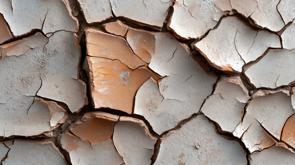  weathered concrete with chipping paint