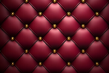 luxury red leather upholstery