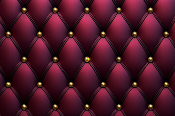 luxury red leather upholstery