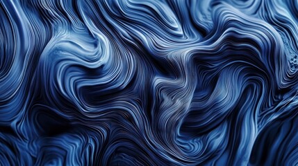 Fototapeta premium Abstract Artistic Blue Swirls Background for Digital Compositions