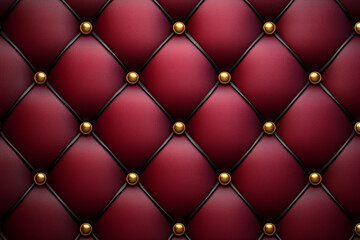 luxury red leather upholstery